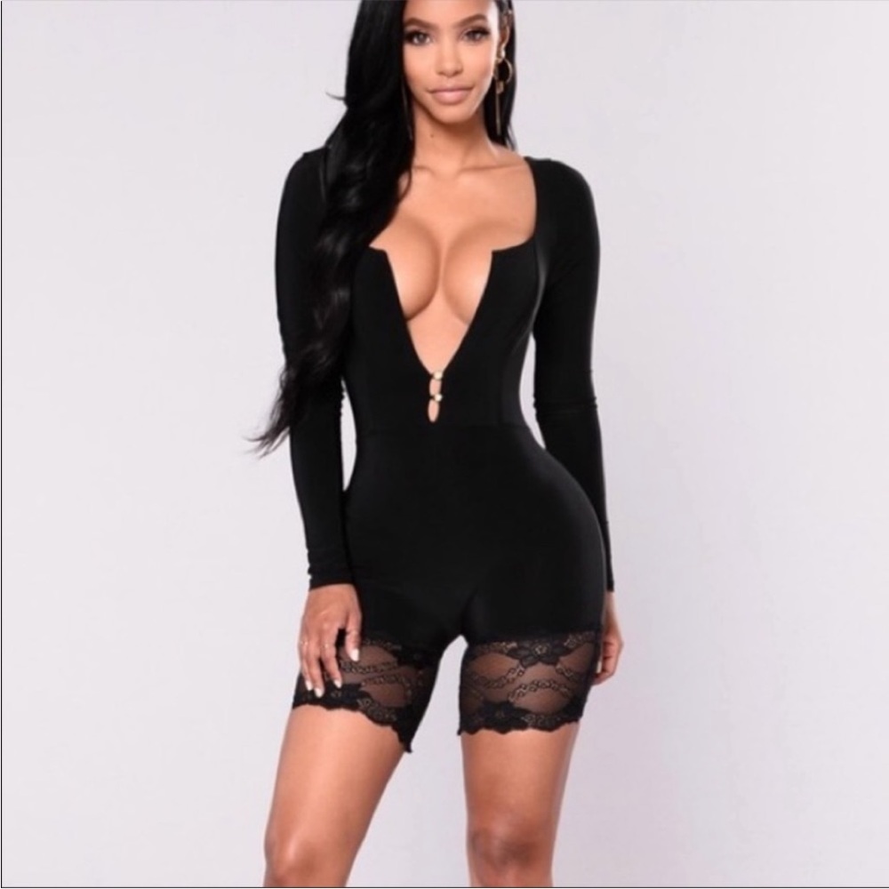 Fashion Nova lace romper